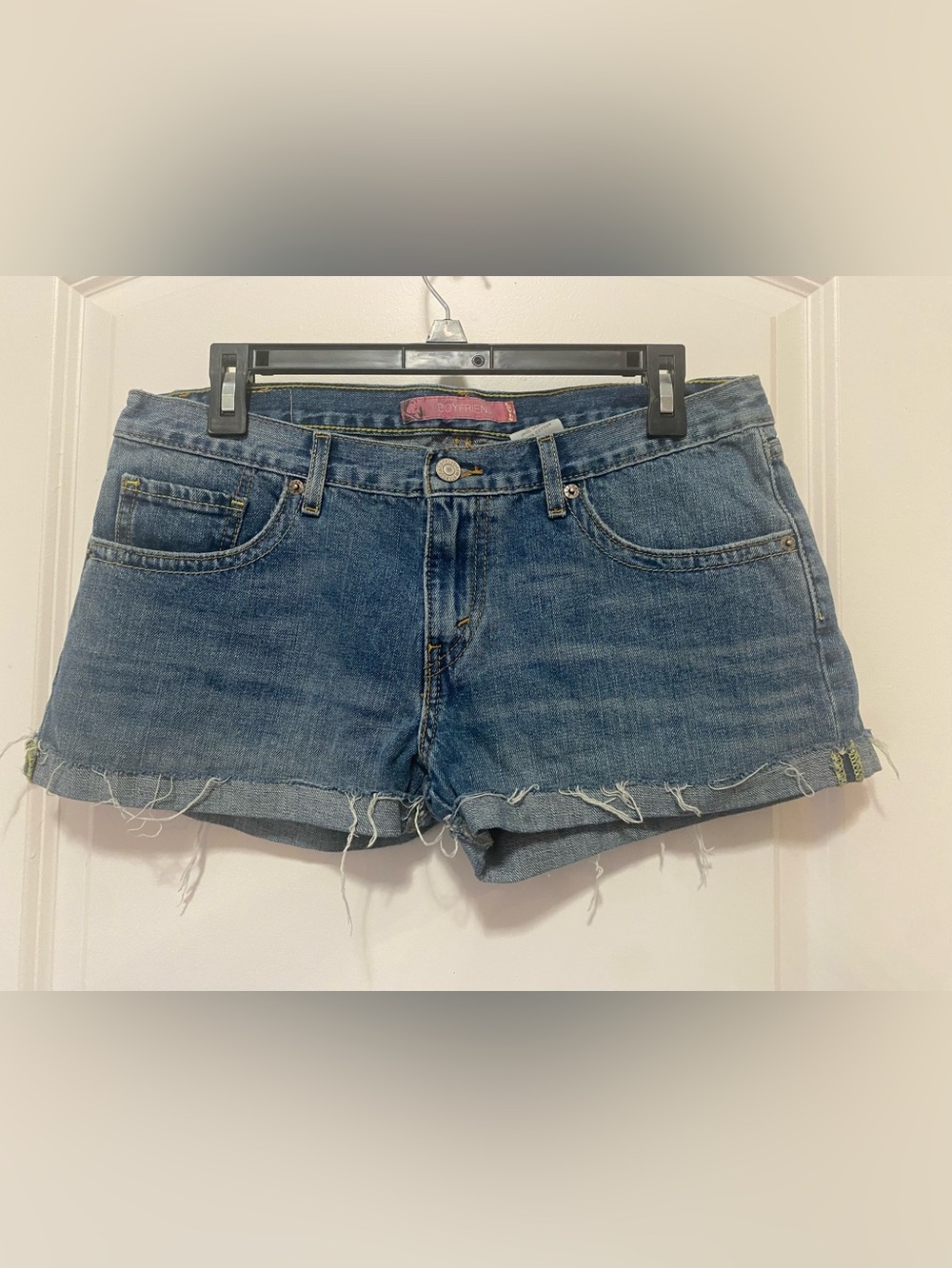 Levi's Medium Blue Denim Cutoff Shorts